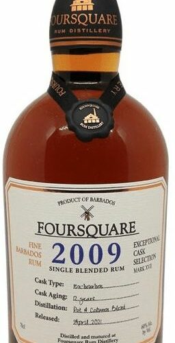 Foursquare 2009 Cask Strength 60% 0,7 l (čistá fľaša)