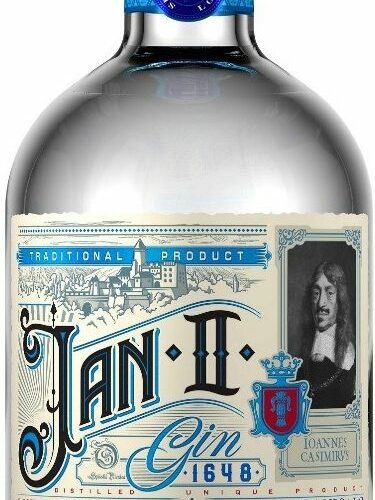 Gin Jan II. London Dry gin 40% 0,7 l (čistá fľaša)