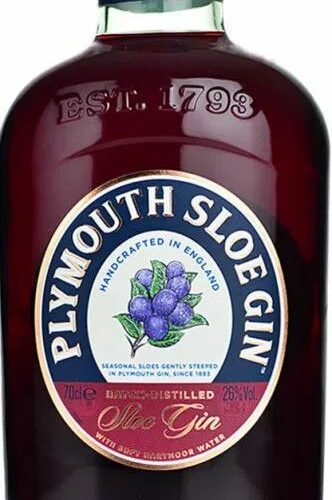 Plymouth Sloe gin 26% 0,7 l (čistá fľaša)