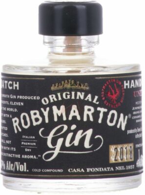 Roby Marton Original Italian Premium Gin 47% 0,05 l (čistá fľaša)